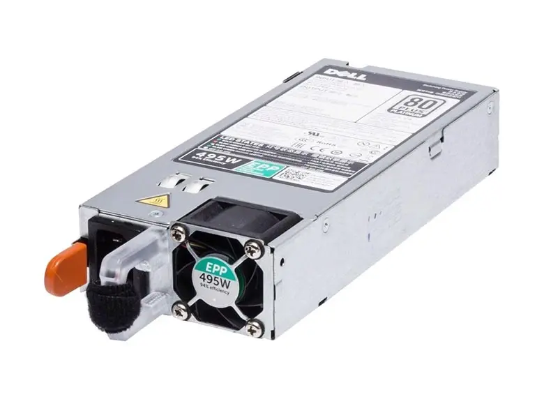 GRTNK Dell 495-Watts 80 Plus Hot swap Power Supply for PowerEdge R730 R730XD R630