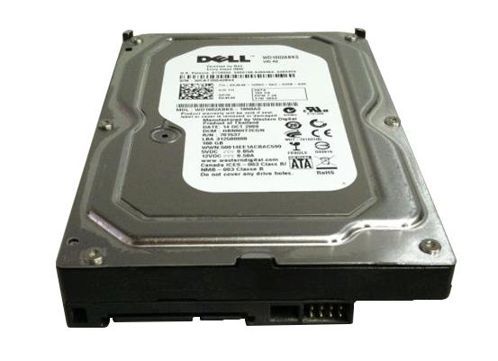 HHD4K Dell 3TB 7200RPM SATA 6GB/s 64MB Cache Hot-Pluggable 3.5-inch Hard Drive with Tray