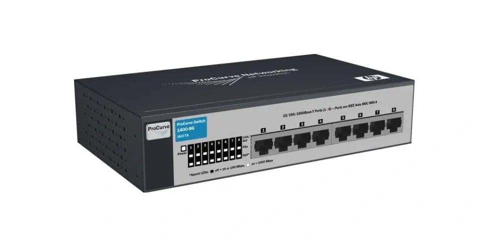 J9559A#ABA HP Procurve 1410-8G 8-Port 10/100/1000Mb/s Layer 2 Switch