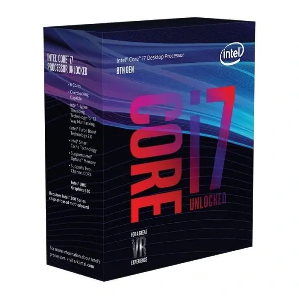 I7-8700K Intel Core 6-Core 3.70GHz 8GT/s 12MB SmartCach...