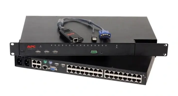 J1460A HP 8-Port Console Rack Mounted KVM Switch for NetServer LHII (PII)