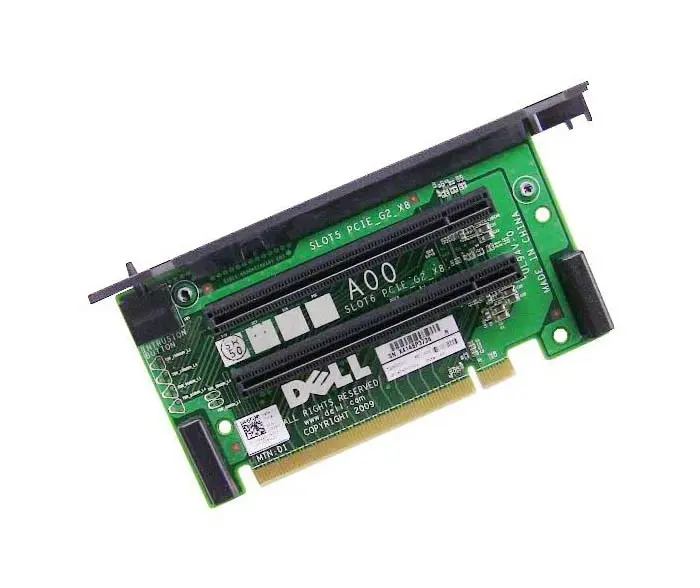 J222N Dell 6-SLOT PCI-Express 2.0 X16 Riser Board for P...