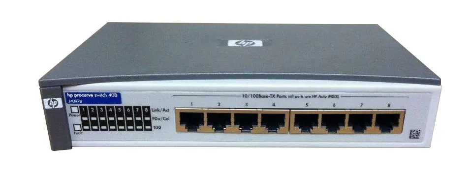 J4097B#ABA HP ProCurve Switch 408 8-Ports 10Base-T 100Base-TX Fast Ethernet switch