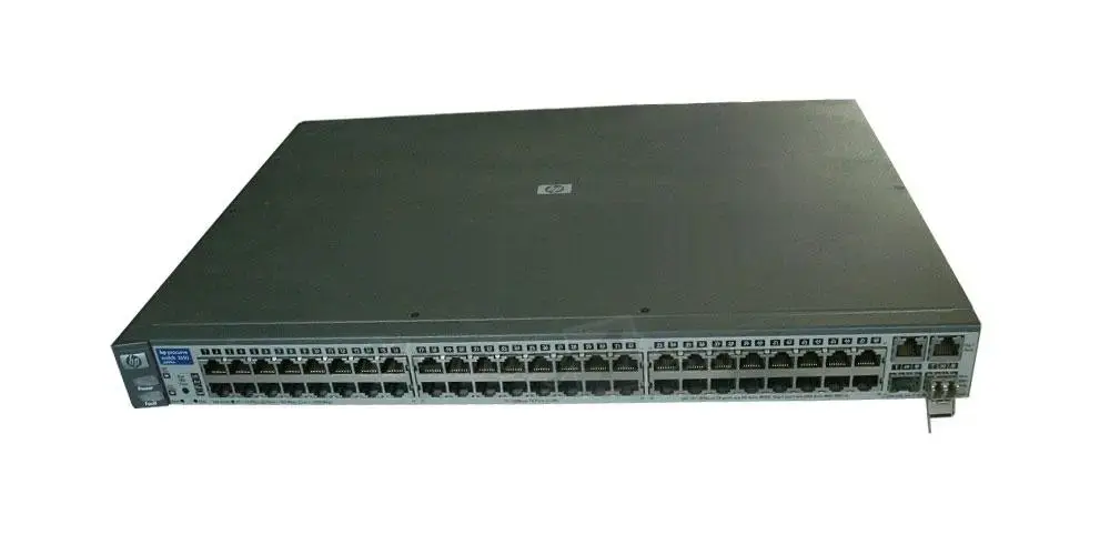 J4899-69201 HP ProCurve Switch 2650 48 Ports 10Base-T 100Base-TX + 2x10/100/1000Base-T/SFP (mini-GBIC) 1U Rack-Mountable Stackable Ethernet Switch