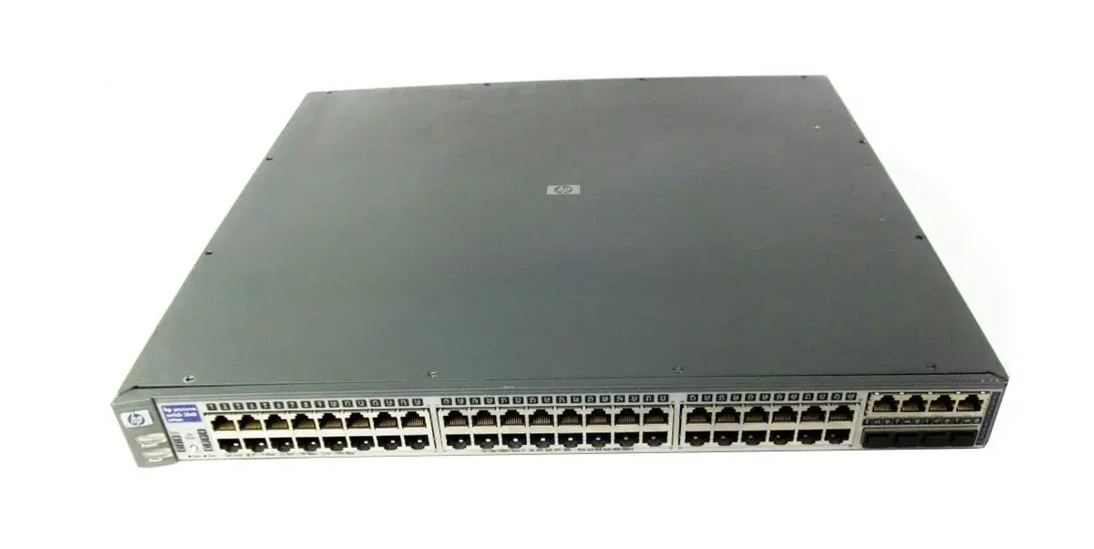 J4904A/N HP ProCurve Switch 2848 48-Ports 44 x 10/100Base-T + 4 x GigaBit-Ports Managed Stackable GigaBit Ethernet Switch