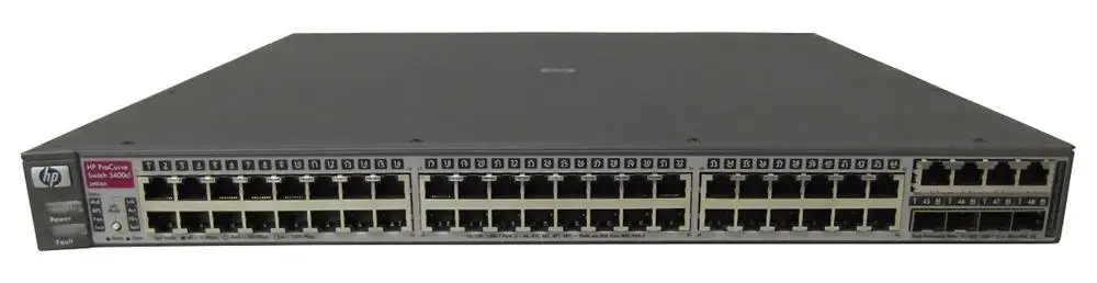 J4906-69001 HP Procurve Switch 3400CL-48G 48-Ports 10/100/1000Base-T with 4 x Shared SFP Gigabit Ethernet Switch