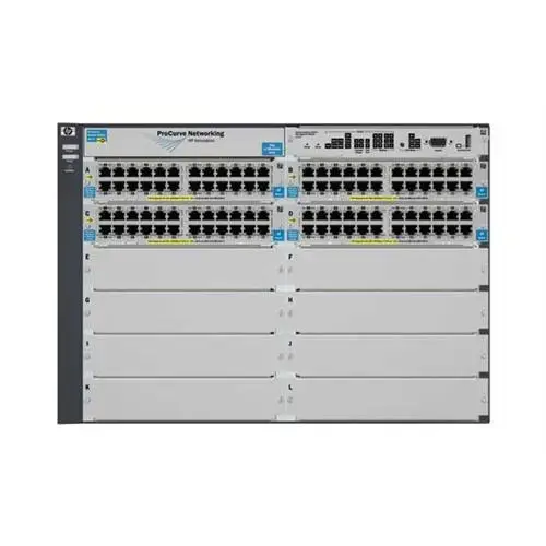 J8700A-DDO HP ProCurve 5412zl-96G 96-Ports Intelligent Edge Layer-3 7U Rack-mountable Gigabit Ethernet Switch