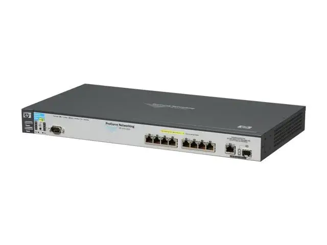 J8762-69001 HP ProCurve Switch 2600-8PWR 8-Ports Managed Stackable Fast Ethernet Switch with Gigabit Uplink