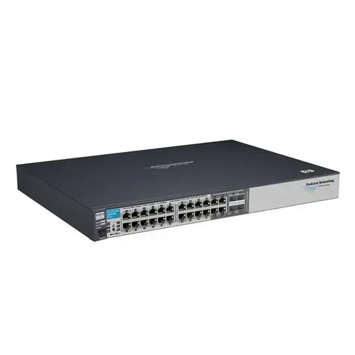 J9021A#ABB HP Procurve E2810-24G 24-Ports 24 x 10/100/1000Base-T LAN 4 x SFP (mini-GBIC) Stackable Managed Ethernet Switch