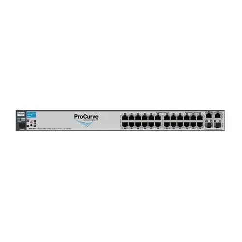 J9085A#ABA HP ProCurve E2610-24 24-Ports + 2 x SFP (mini-GBIC) Multi Layer Stackable Managed Fast Ethernet Switch