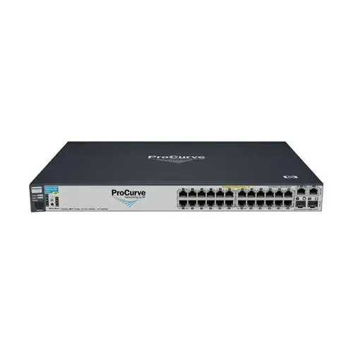 J9086-61001 HP ProCurve E2610-24-PPoE 24-Ports 10/100Base-TX with 2 x SFP (mini-GBIC) Managed Stackable Fast Ethernet Switch
