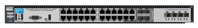 J9264-69001 HP 6600-24G 24-Port x10/100/1000Base-T + 4 x Shared SFP + 4 x SFP+ L-4 Gigabit Ethernet Switch