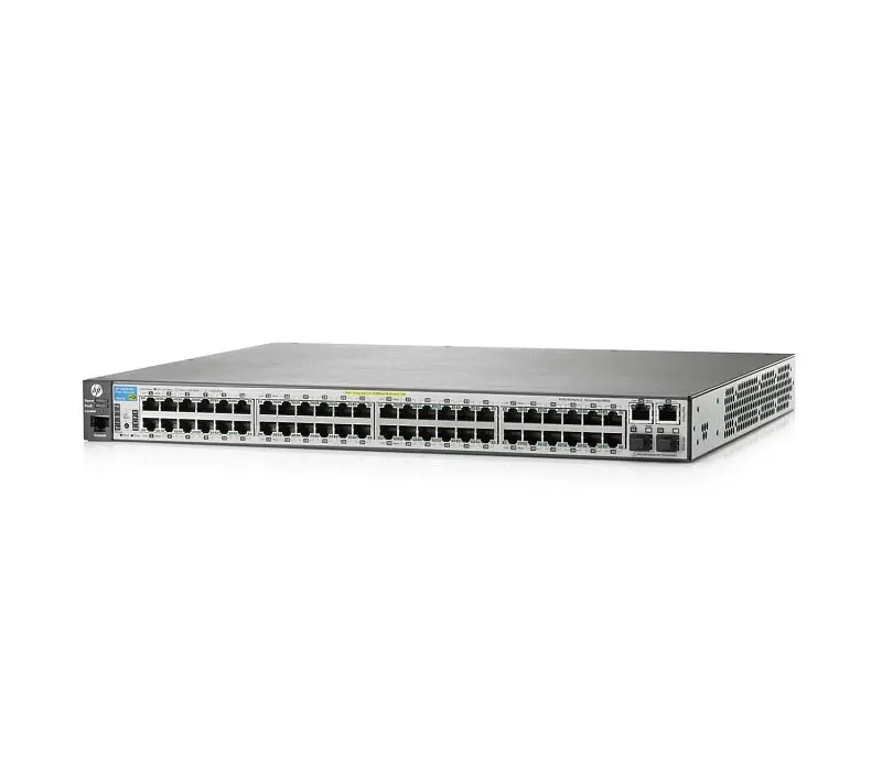 J9627A#ABA HP ProCurve E2620-48-PoE+ 48-Ports 48 x 10/100/1000Base-T + 2 x SFP (mini-GBIC) PoE Manageable Layer 3 Switch