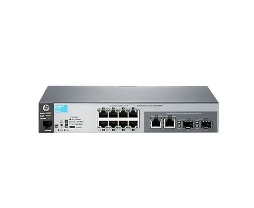 J9783AR HP Aruba 2530-8 8-Port 8 x 10/100 + 2 x combo Gigabit Ethernet Managed Rack-Mountable Switch