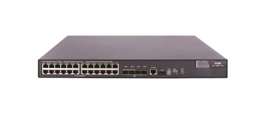 JC100A#ABA HP ProCurve 5800-24G 24 x 10/100/1000 + 4 x Gigabit SFP / 10 Gigabit SFP+ Stackable Rack-mountable Layer 3 Switch