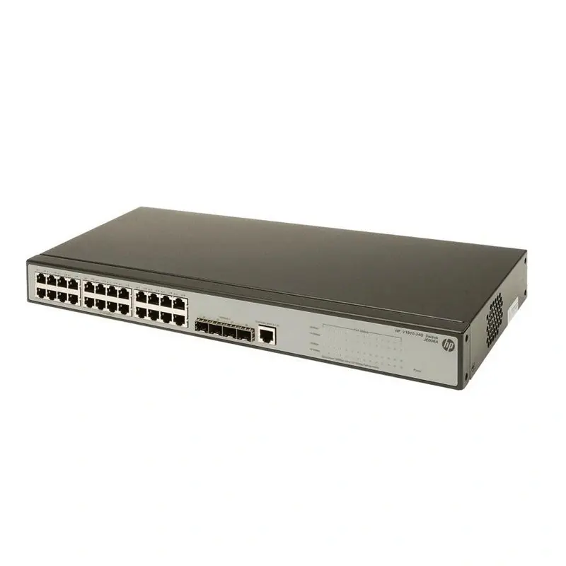 JE006A#ABA HP ProCurve V1910-24G 24-Port 24 x 10/100B/1000Base-T + 4 x SFP (mini-GBIC) Managed Gigabit Ethernet Switch