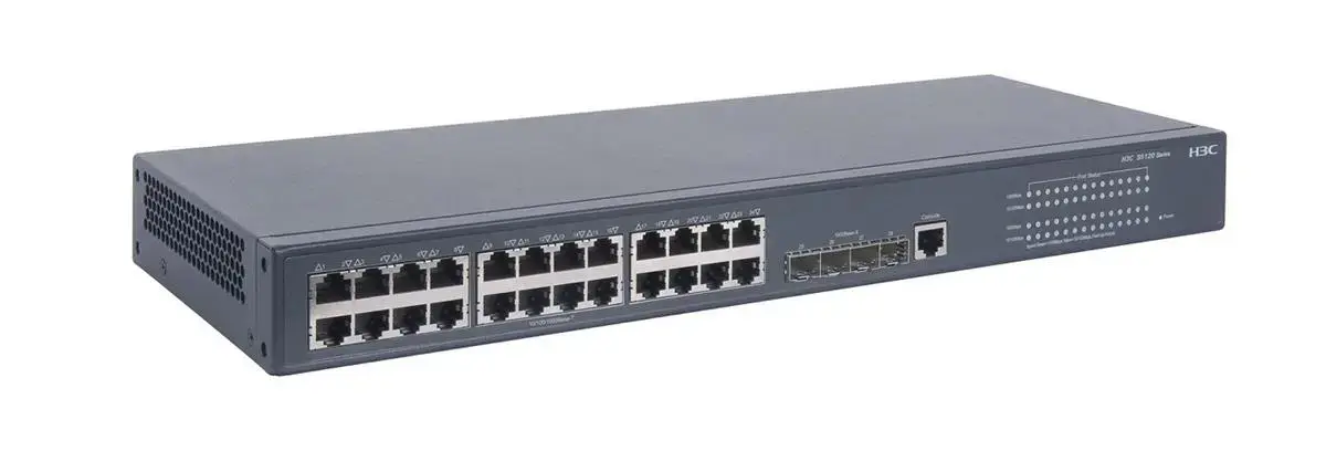 JE074-61101 HP FlexNetwork 5120 48G SI 24-Port 24 x 10/100/1000 + 4 x SFP Gigabit Ethernet Rack-Mountable Network Switch