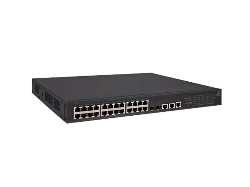 JG962-61101 HP PowerConnect 1950-24G-2SFP+-2XGT-PoE+ 24-Ports 10/100/1000 (PoE+) Gigabit Ethernet Layer-3 Managed Stackable Rack-Mountable Switch