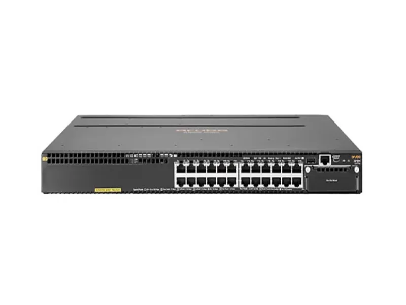 JL073-61001 HP Aruba 3810M 24G PoE+ 24-Port 10/100/1000 (PoE+) Layer-3 Managed Gigabit Ethernet Rack-Mountable Switch