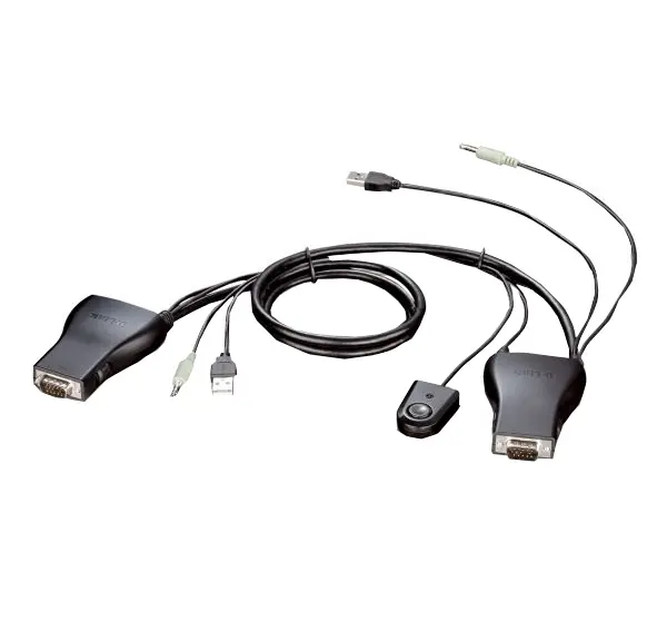 KVM-222 D-Link 2-Port USB KVM Switch with Audio Support
