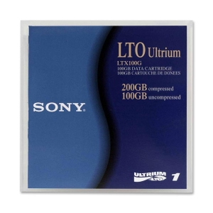 LTX100GWW Sony 100GB/200GB LTO Ultrium 1 Tape Cartridge