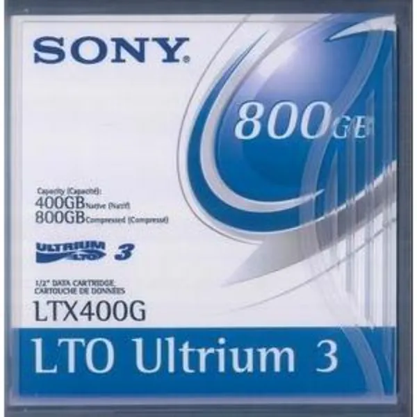 LTX400G Sony 400GB/800GB LTO Ultrium-3 1/2-inch Tape Me...