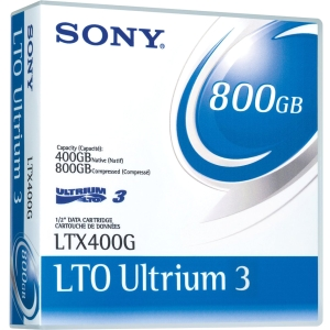 LTX400WBC Sony 400GB/800GB LTO Ultrium-3 WORM DATa Cartridge with Barcode Labeling