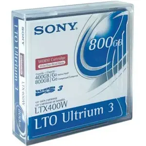 LTX400WWW Sony 400GB/800GB LTO Ultrium-3 WORM Tape Cart...