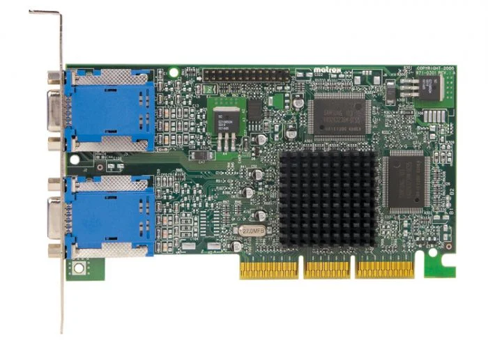 p2062-69501 HP Matrox Millennium G450 Dual-Head AGP 16M...