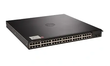 PC8164F Dell PowerConnect 8164F 48-Port 10 Gigabit SFP+ + 2 x 40 Gigabit QSFP+ Layer 3 Managed Rack-Mountable Switch