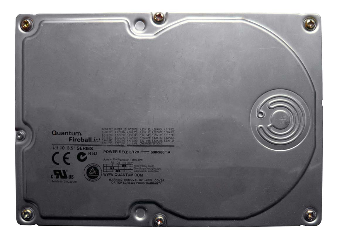 QML10200LBA Quantum 10GB 5400RPM IDE Ultra ATA/66 (ATA-5) 512KB Cache 3.5-inch Hard Drive