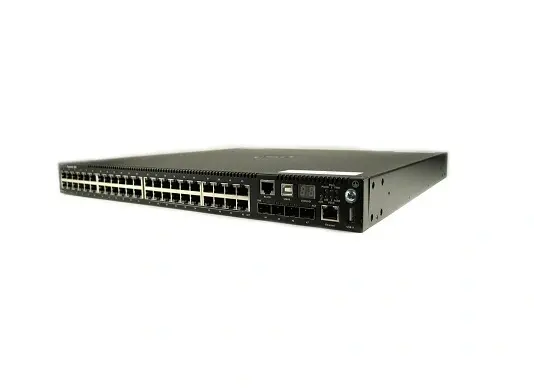 RCT4M Dell Force10 S60-44t 44-Ports 10/100/1000Base-T + 4 x SFP Gigabit Network Switch