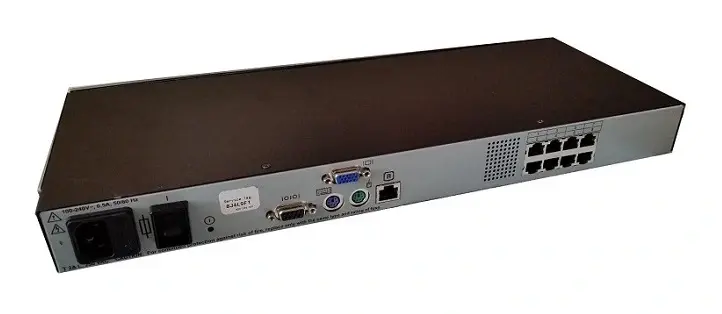 RD189 Dell PowerEdge 180AS 8-Port PS/2, USB KVM IP Cons...