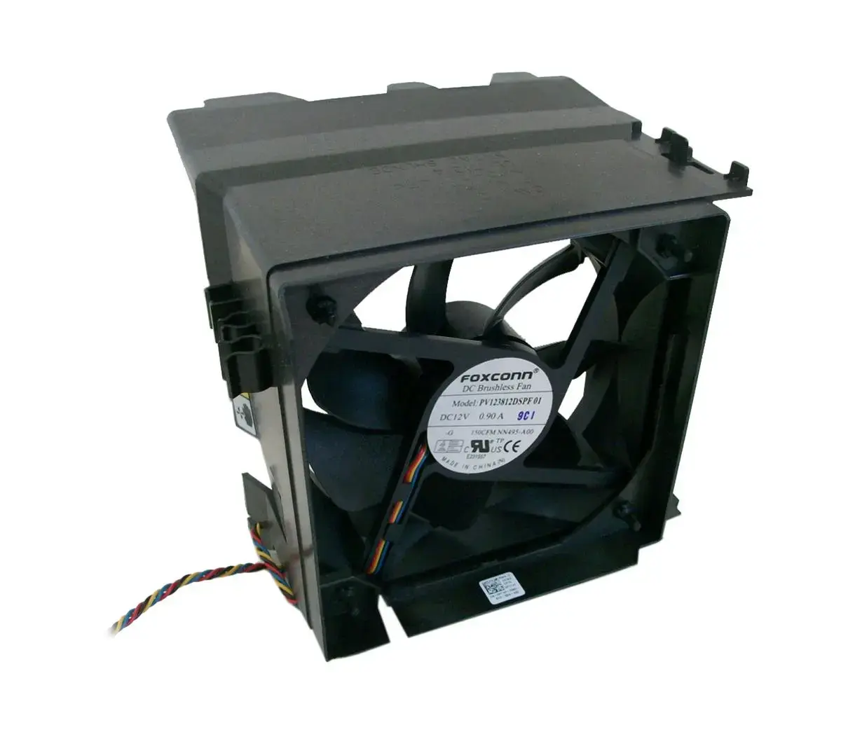RR527 Dell CPU Cooling Fan and Shroud Assembly for Opti...