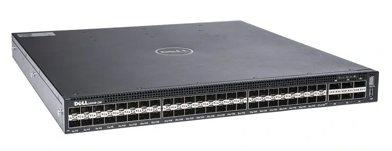 S4048-ON Dell S4048 S-Series 48 x 10GbE SFP+ and 6 x 40GbE Ports Layer 2 and 3 Network Switch