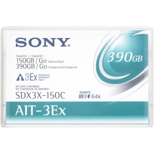 SDX3X150CWW Sony 150GB/390GB AIT 3EX Tape Cartridge