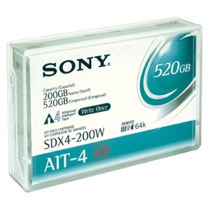 SDX4200W Sony AIT-4 200GB/520GB WORM Tape Cartridge