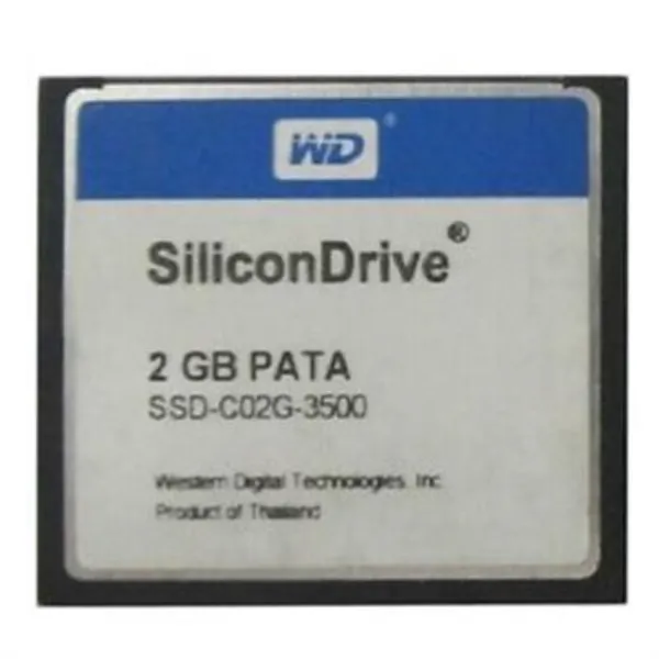 SSD-C02G-3500 Western Digital Silicon Drive 2GB CompactFlash Card