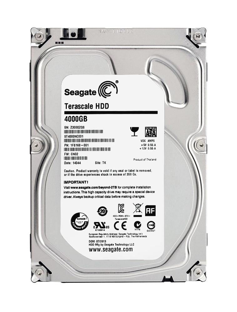 ST4000NC001 Seagate 4TB 5900RPM SATA 6GB/s 64MB Cache 3.5-inch Hard Drive