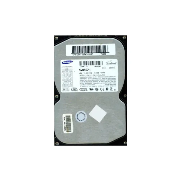SV0602H Samsung SpinPoint V60 60GB 5400RPM ATA-100 2MB Cache 3.5-inch Hard Drive