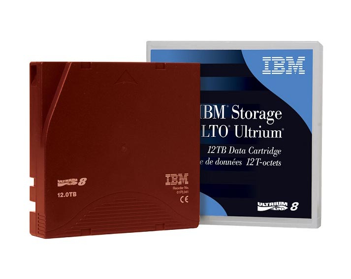 01PL041 IBM 12/30TB LTO-8 Ultrium RW DATa Cartridge