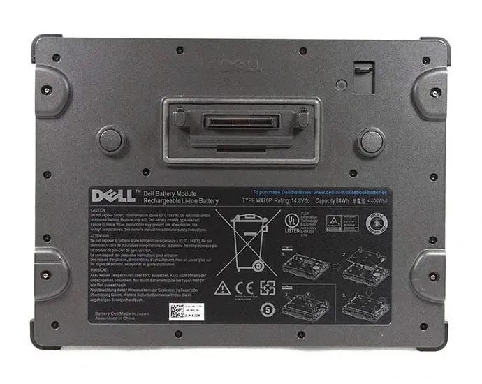 W476P Dell E6400 E6420 XFR Extended External Rugged Bat...