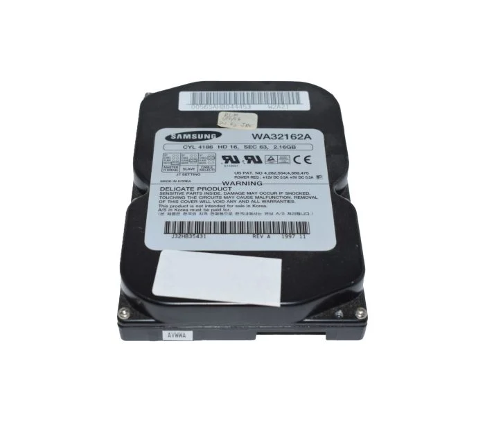 WA32162A Samsung 2.1GB 4500RPM ATA / IDE 3.5-inch Hard Drive