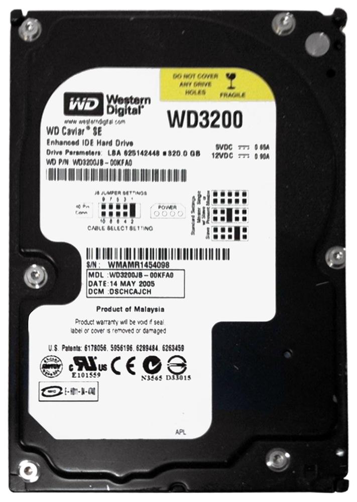 WD3200JB-00KFA0 Western Digital Caviar SE 320GB 7200RPM...