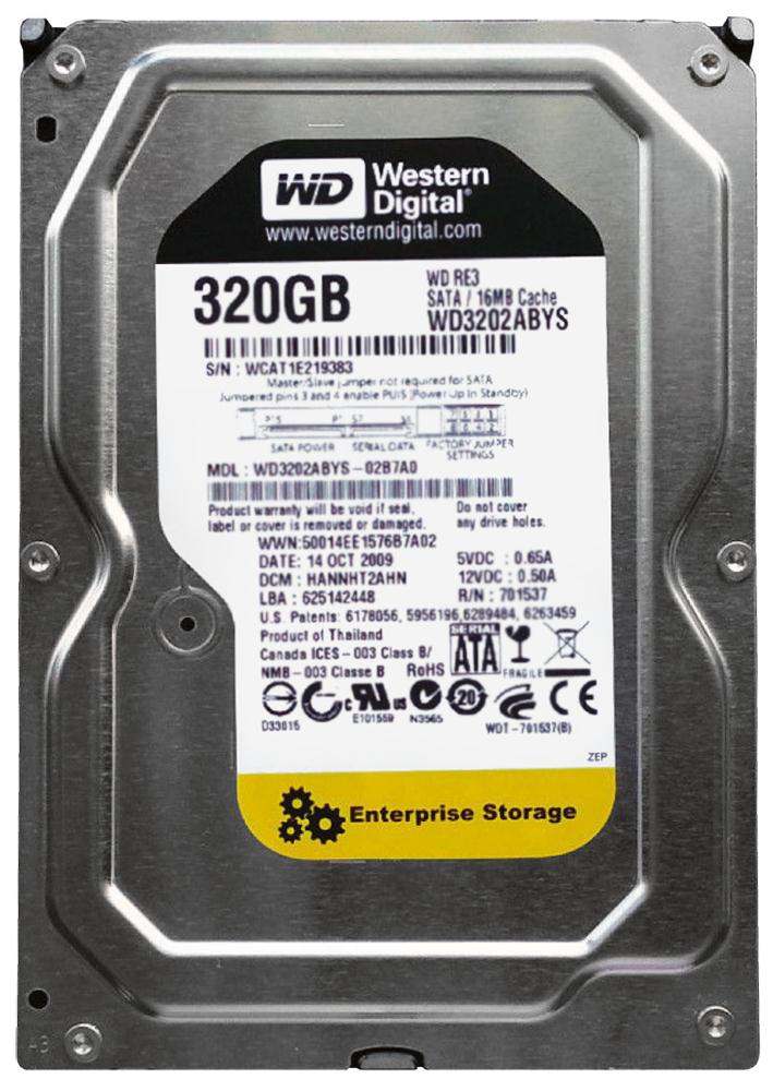WD3202ABYS Western Digital Re3 320GB 7200RPM SATA 3GB/s...