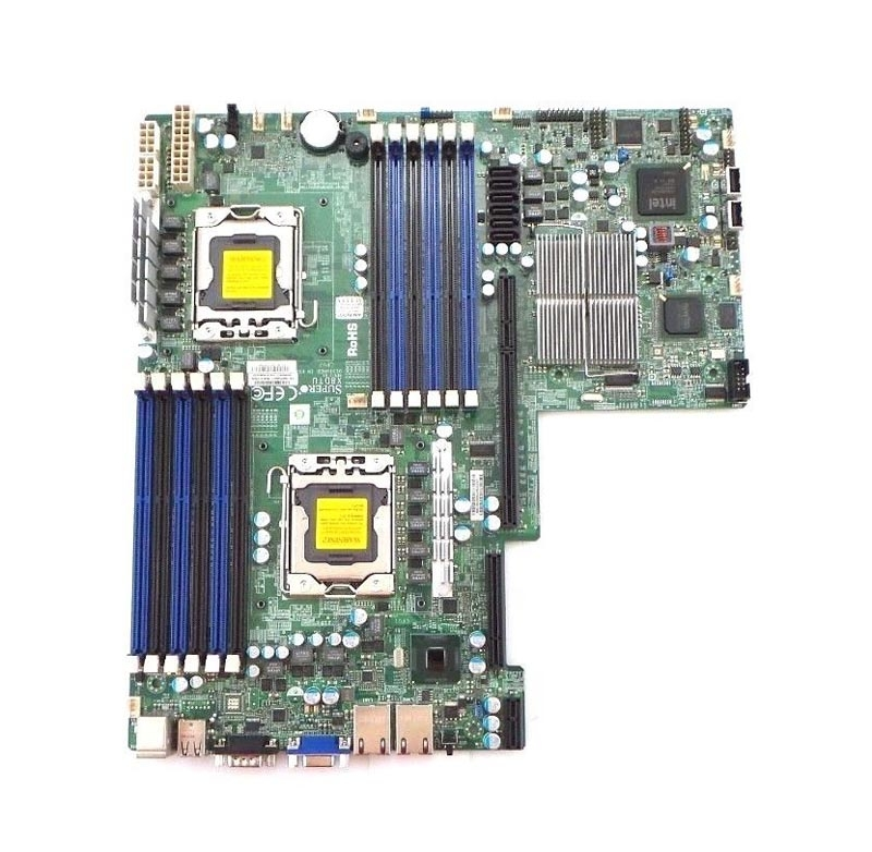 X8DTU-B Supermicro Dual LGA1366 Xeon/ Intel 5520/ V/2GbE/ Proprietary Server Motherboard