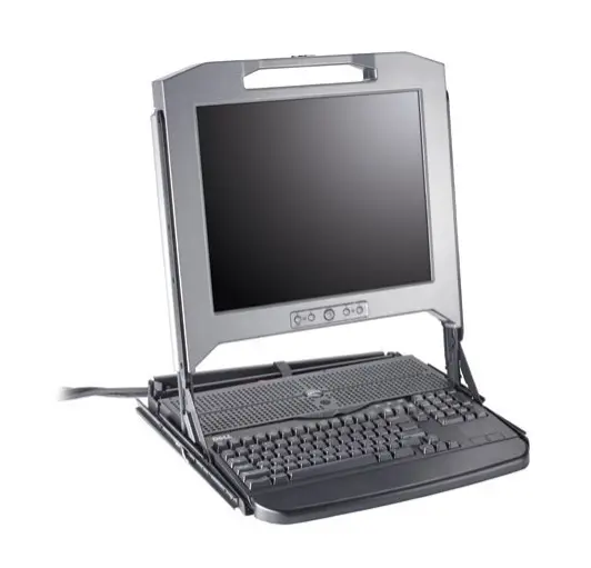 XT943 Dell 1U KMM Console with Touchpad Keyboard and 17...
